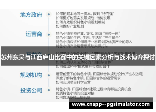 苏州东吴与江西庐山比赛中的关键因素分析与战术博弈探讨