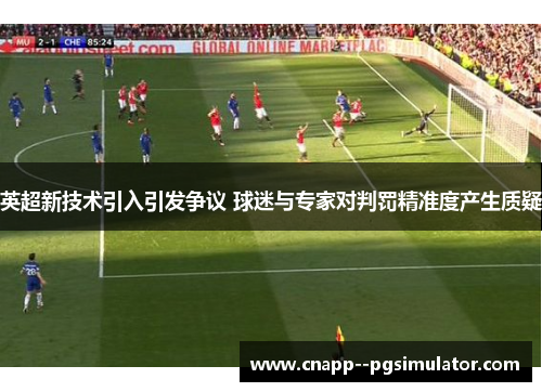 英超新技术引入引发争议 球迷与专家对判罚精准度产生质疑